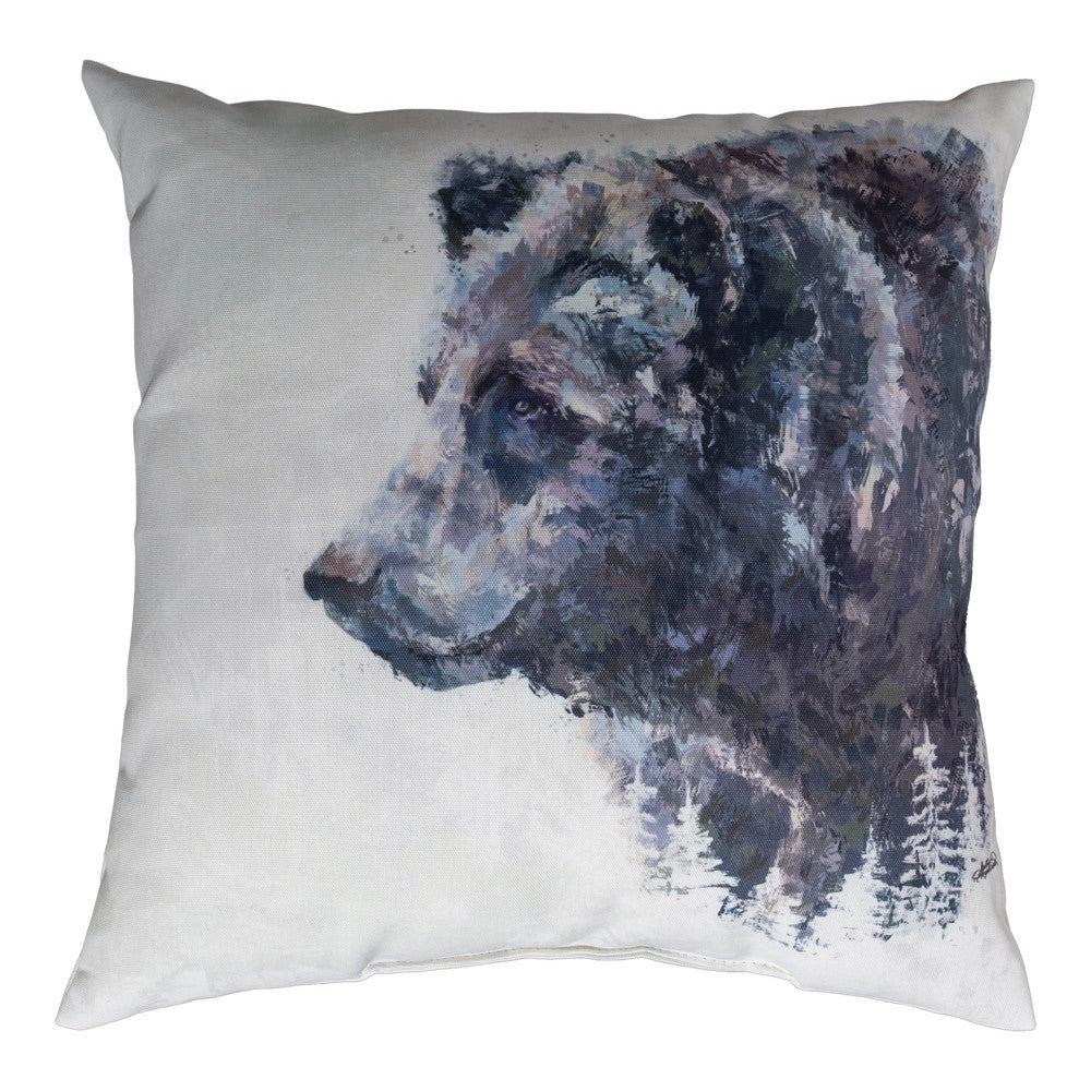 Whispers Of The Wild - Bear Climaweave Pillow 18" x 18"