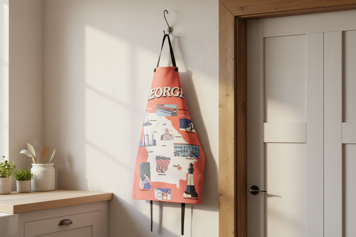 Georgia Map Apron 27x30 Inch