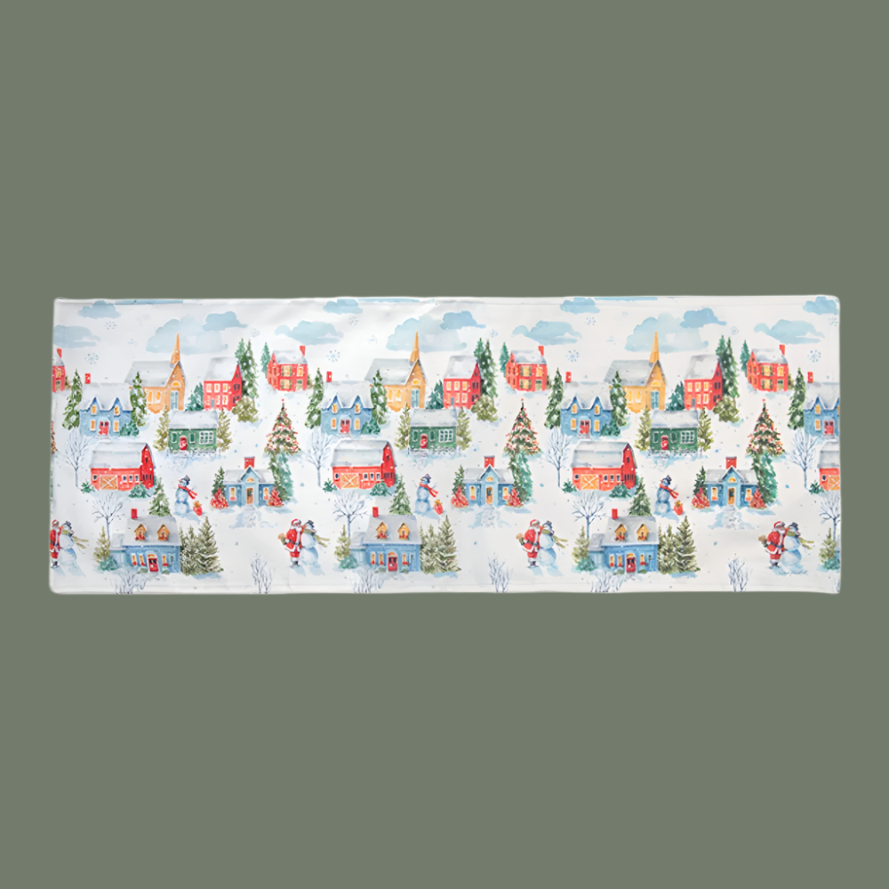 Welcoming Santa Runner 36 inch Table Runner