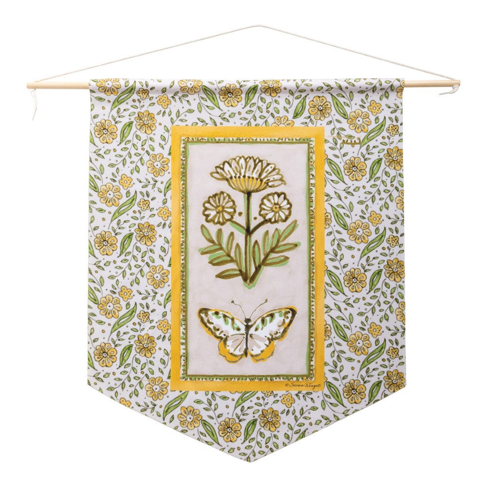 Block Print Pennant 18"x21"