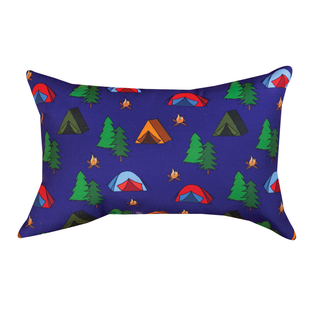 I Sleep Around Word Pillow 12.5"x8.5" Throw Pillow
