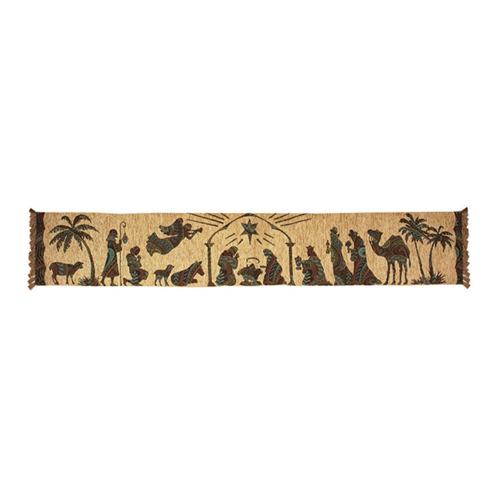Away In A Manger 72 inch Tapestry Runner