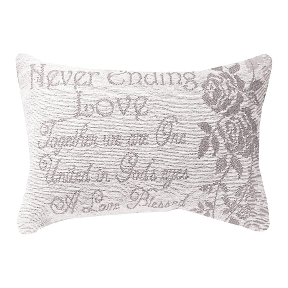 25th Anniversary Word Pillow 12.5x8 Tapestry