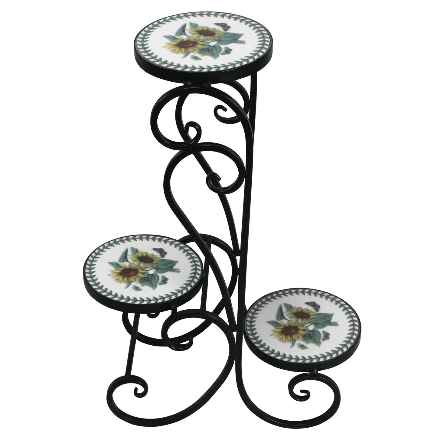 Odessa Three-Tier Mosaic Plant Stand