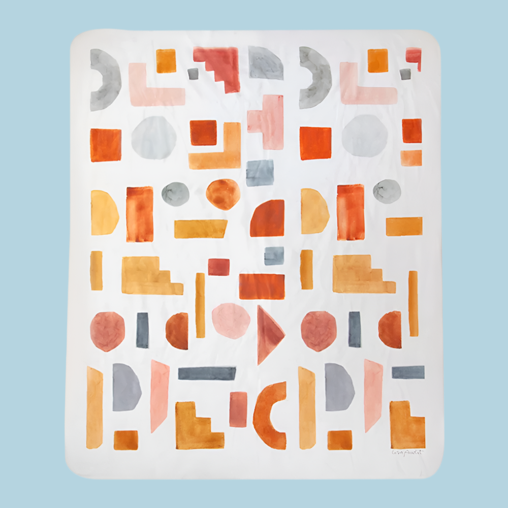 Terra Cotta Fleece Throw 50X60 Fleece Throw