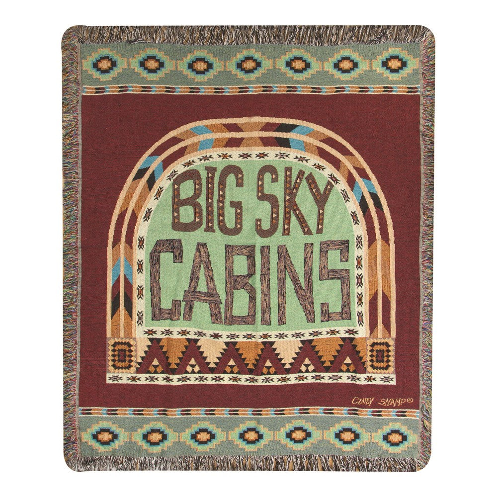 Gunnison Tapestry Throw 50X60 Woven Throw