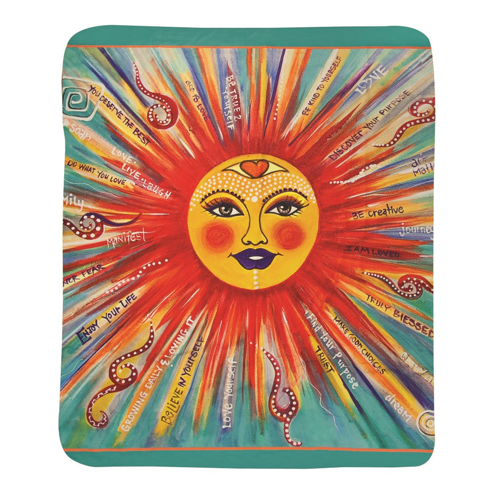 Lady Manifest 50X60 Sherpa Fleece Throw
