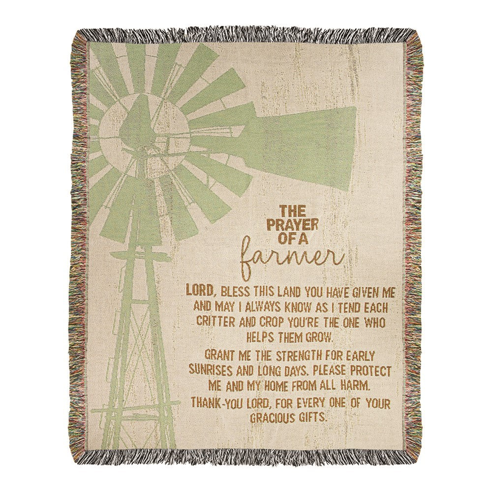 The Prayer Tapestry Throw 50X60 Woven Throw
