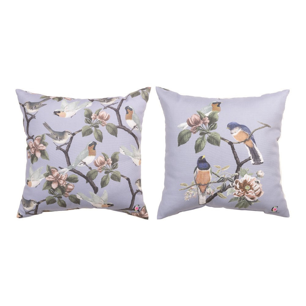 Throw Pillow Flutter Blue Climaweave Pillow 18" Indoor/Outdoor