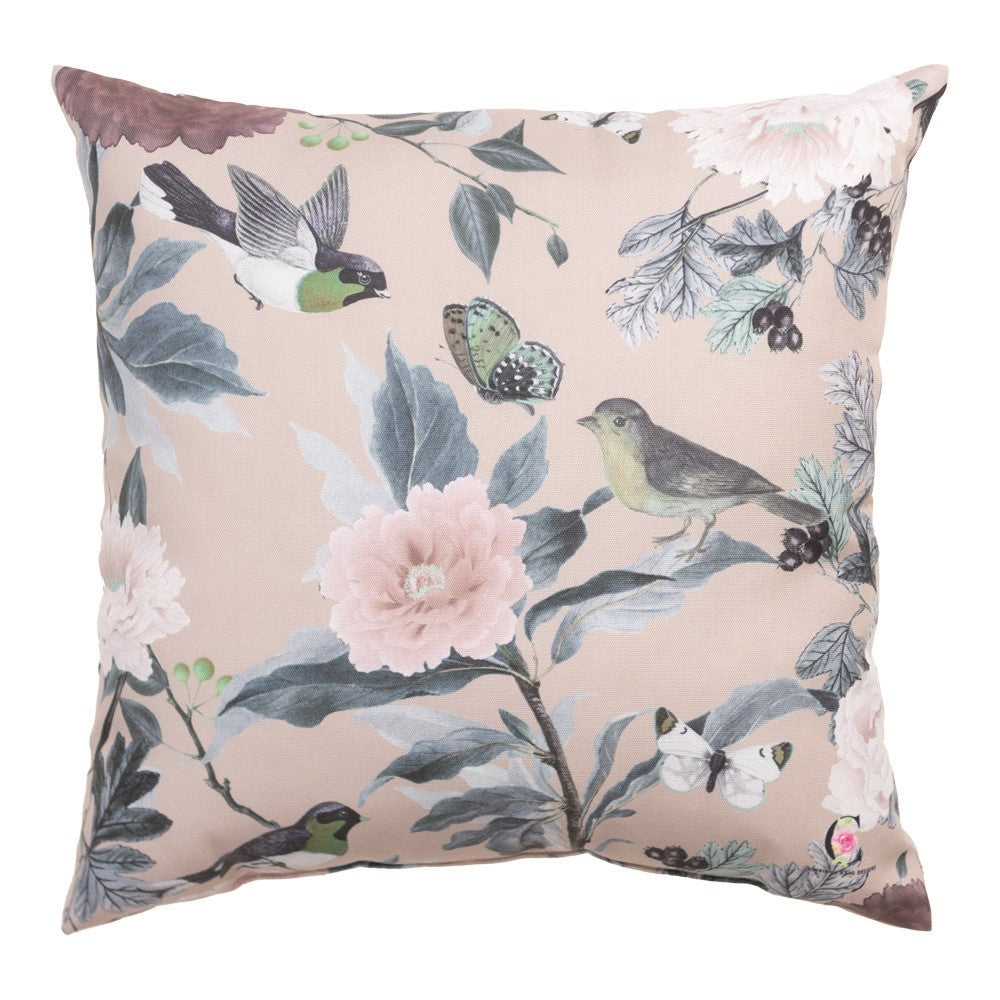Throw Pillow Flutter Pink Climaweave Pillow 18" Indoor/Outdoor