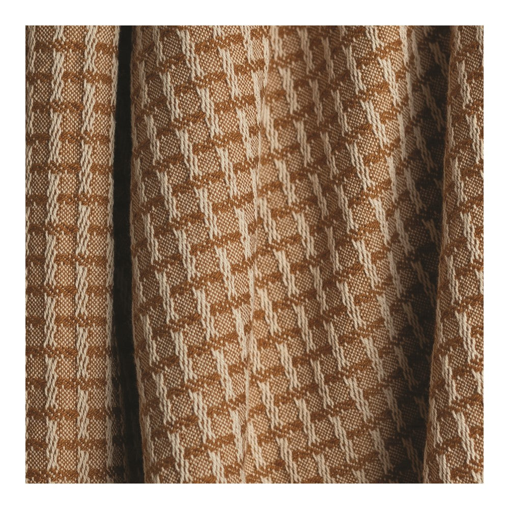 Lattice Bronze Pillow 21x21 Woven Pillow