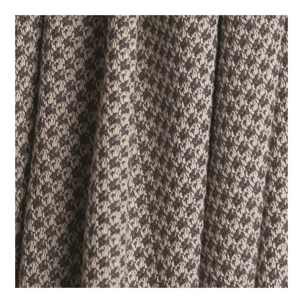 Mini Box Grey Pillow 21x21 Woven Pillow