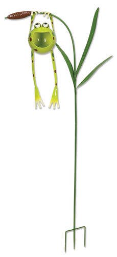Froggy Solar Garden Stake 48"