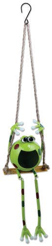 Swinging Froggy Solar Hanging Buddy 36"