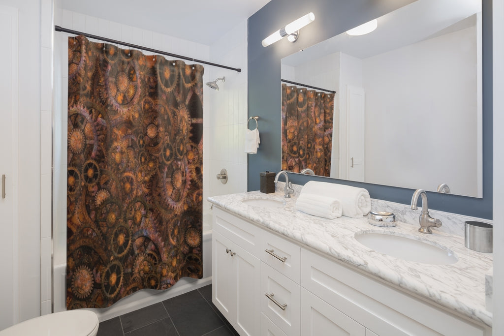 Shower Curtains 71x74 Steampunk