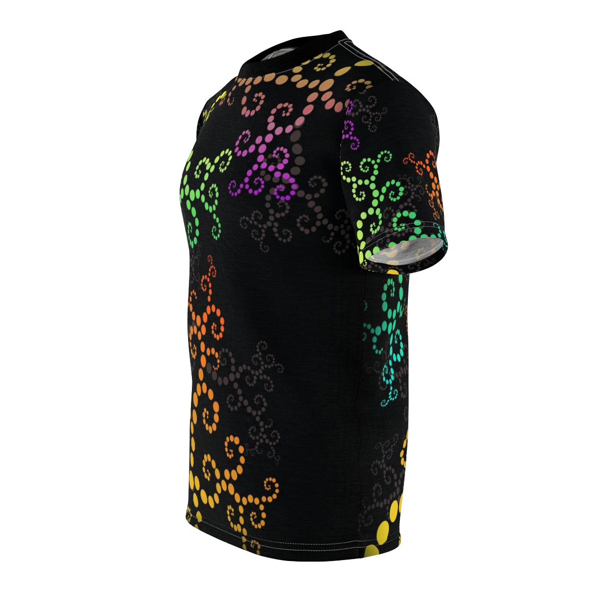 Colorful Dots - Unisex AOP Cut & Sew Tee