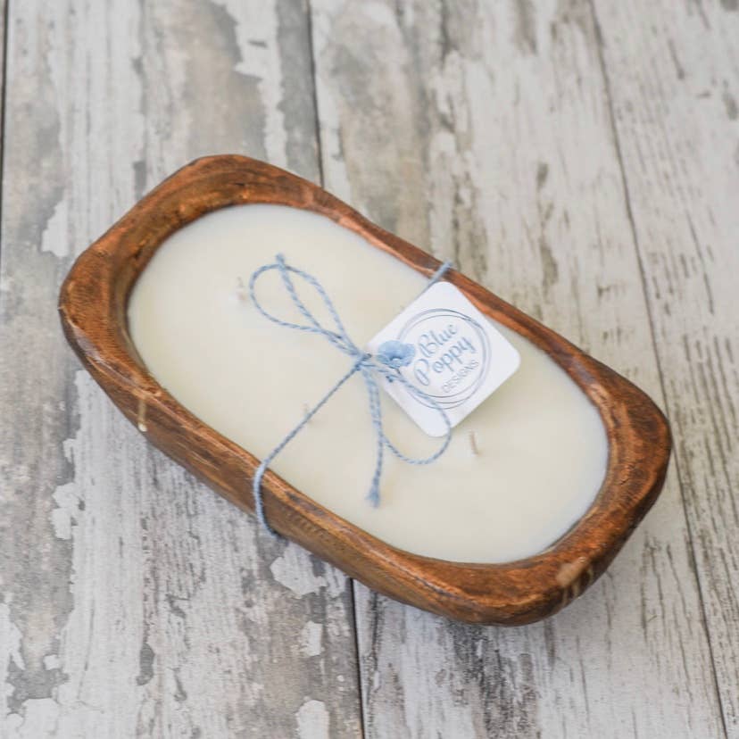 Small Natural Doughbowl Candle