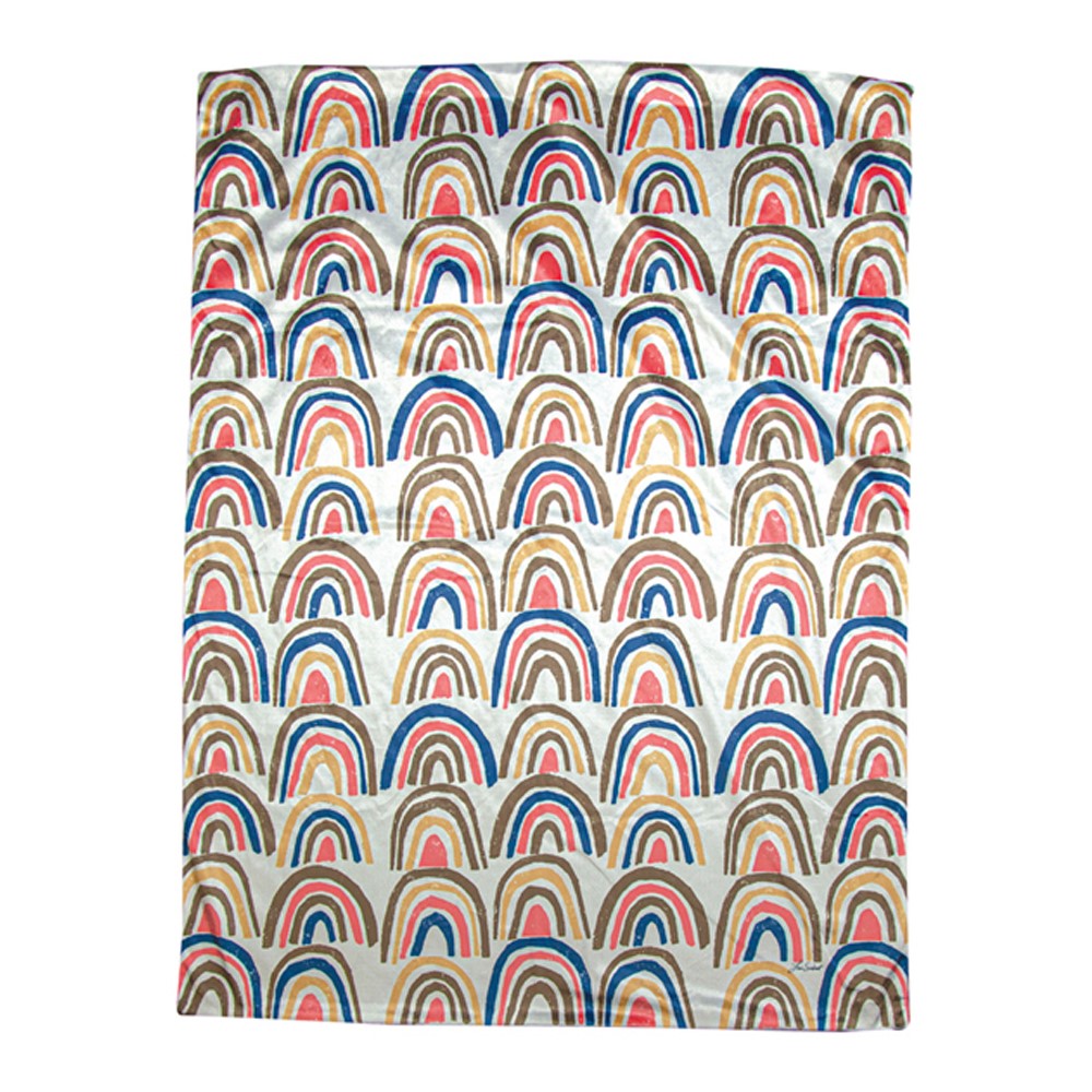 Block Party - 2 Layer Mink Throw 30"x40" Fleece Throw Blanket