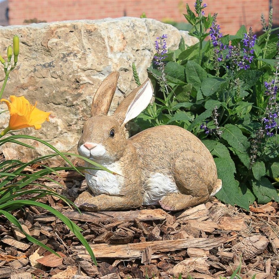 Bashful and Hopper Bunny Statues