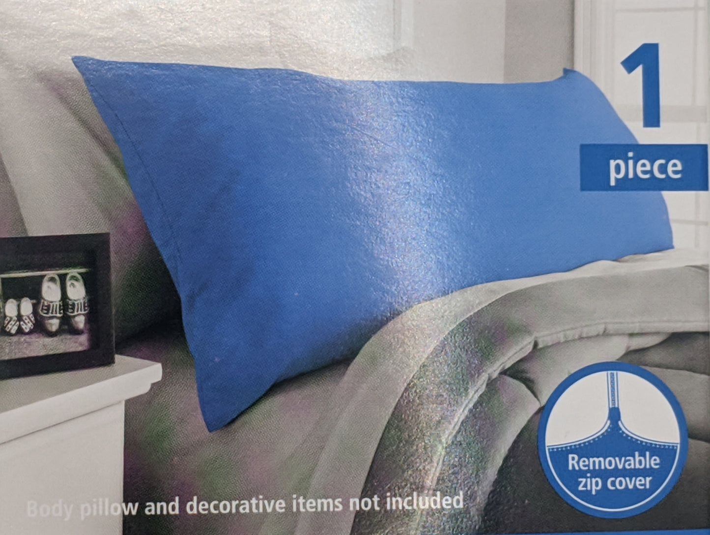 Body Pillow Cover - Mainstays - 20x54 Zippered Closure