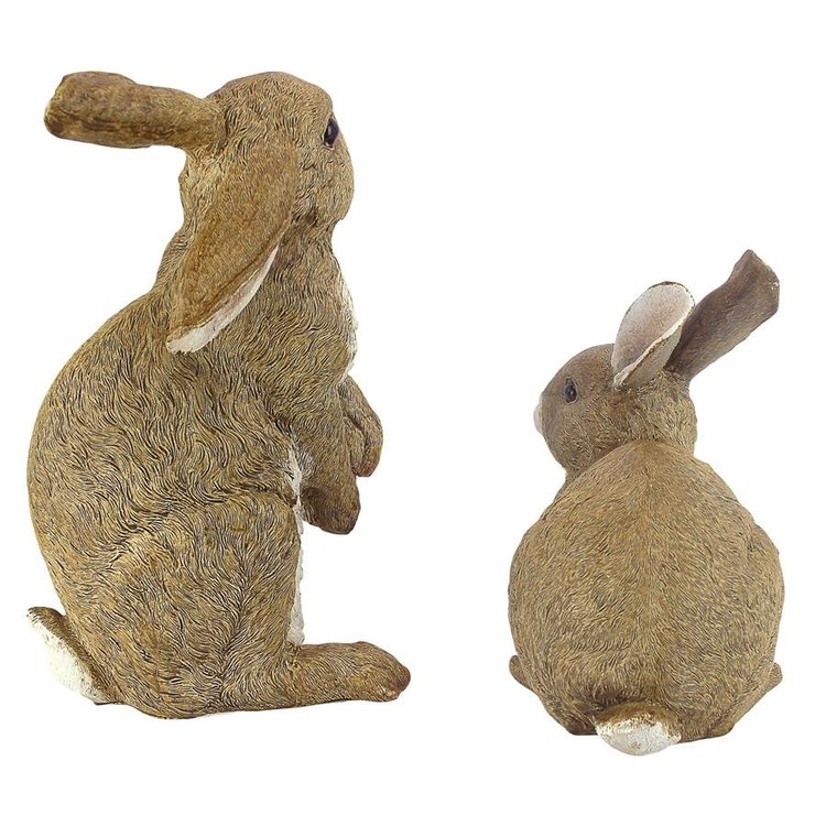 Bashful and Hopper Bunny Statues