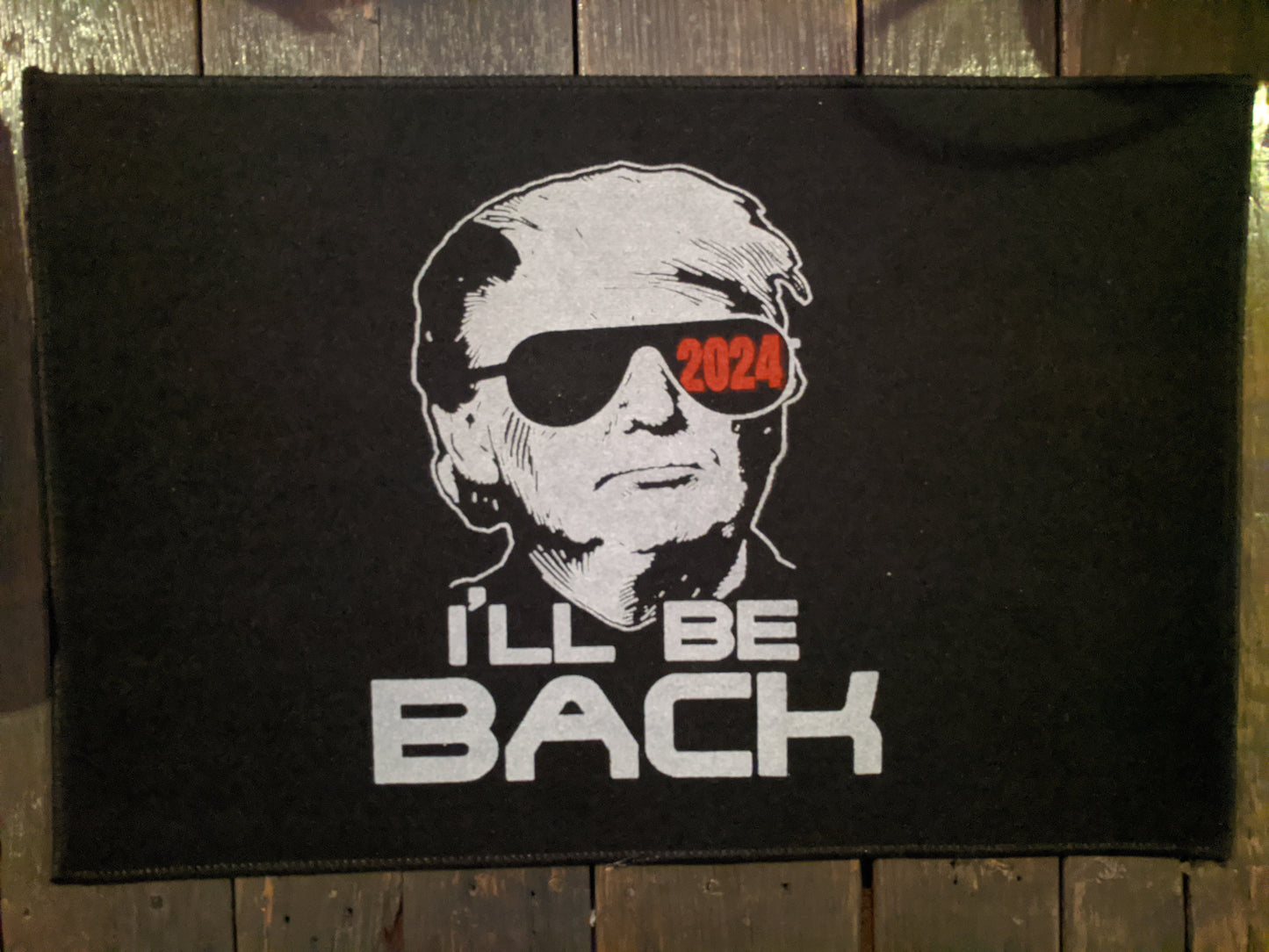 I'll Be Back 2024 Rug 27"x18"