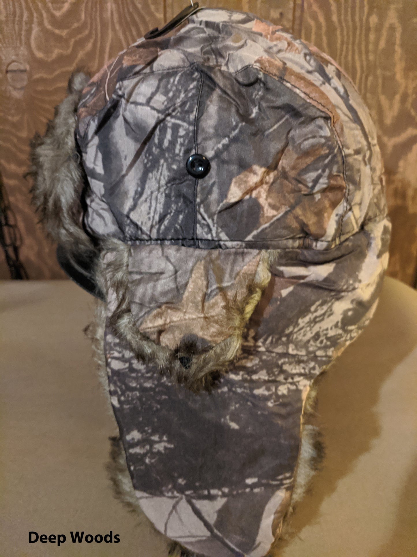 Winter cap with ear coverings - trapper hat