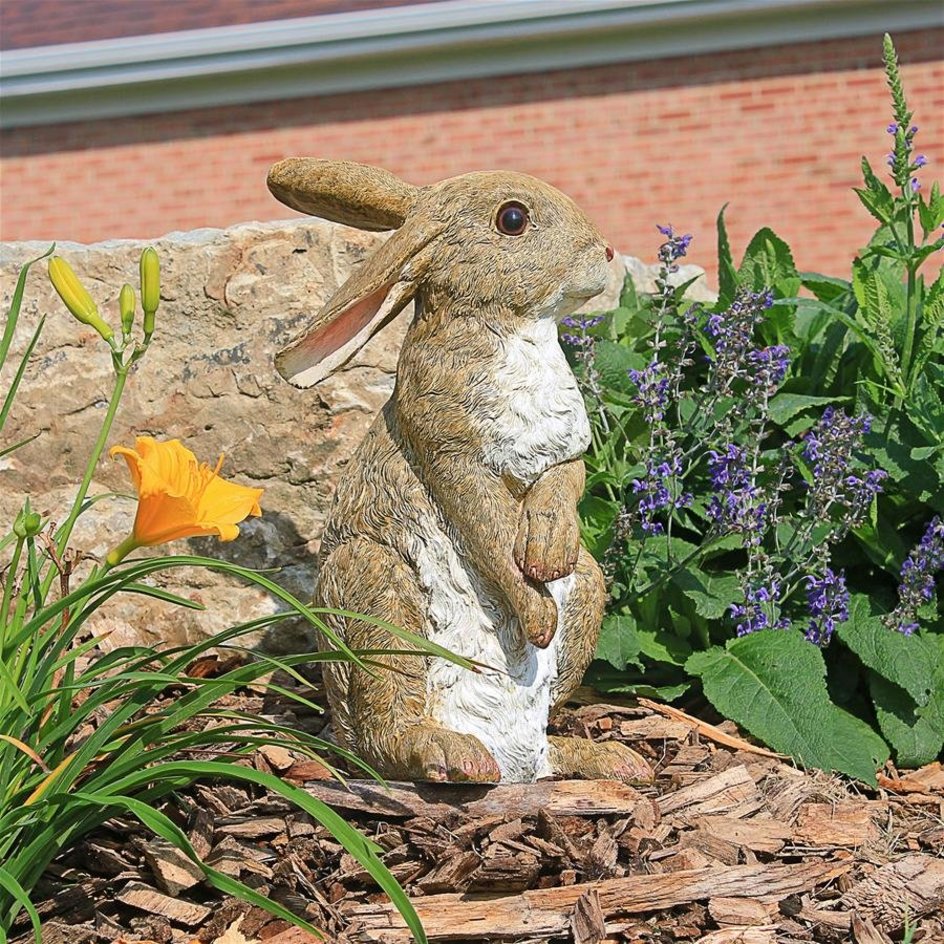 Bashful and Hopper Bunny Statues