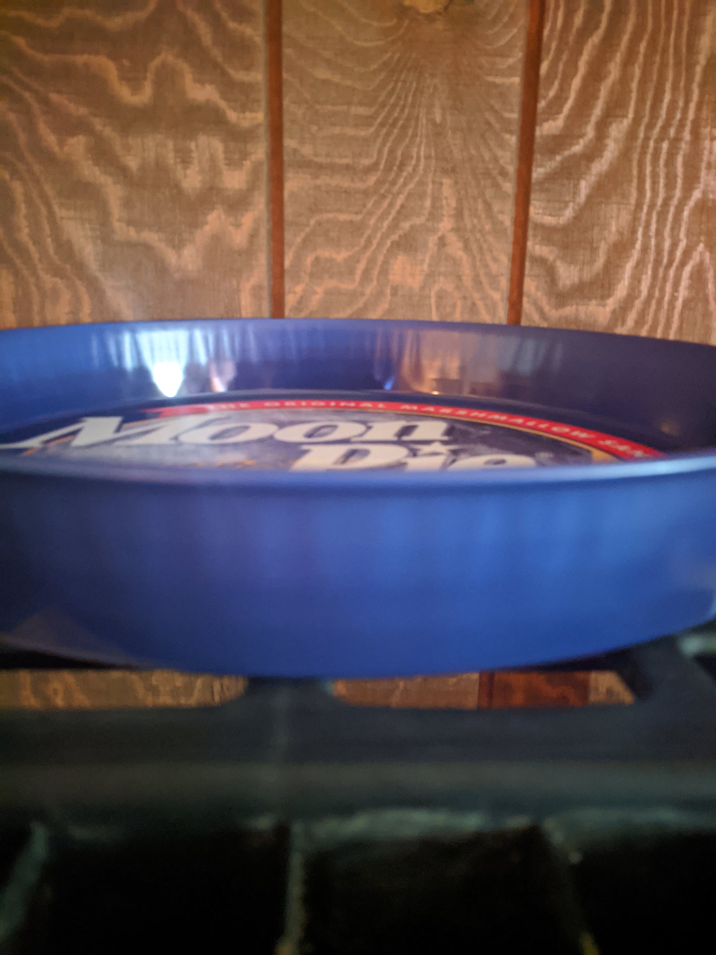 Moon Pie Serving Tray 13.5" Diameter Metal