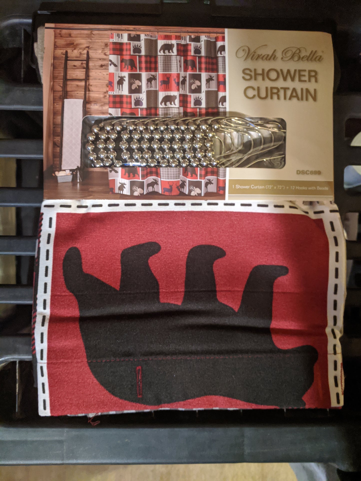 Lodge Life Shower Curtain Set - 13 pc set