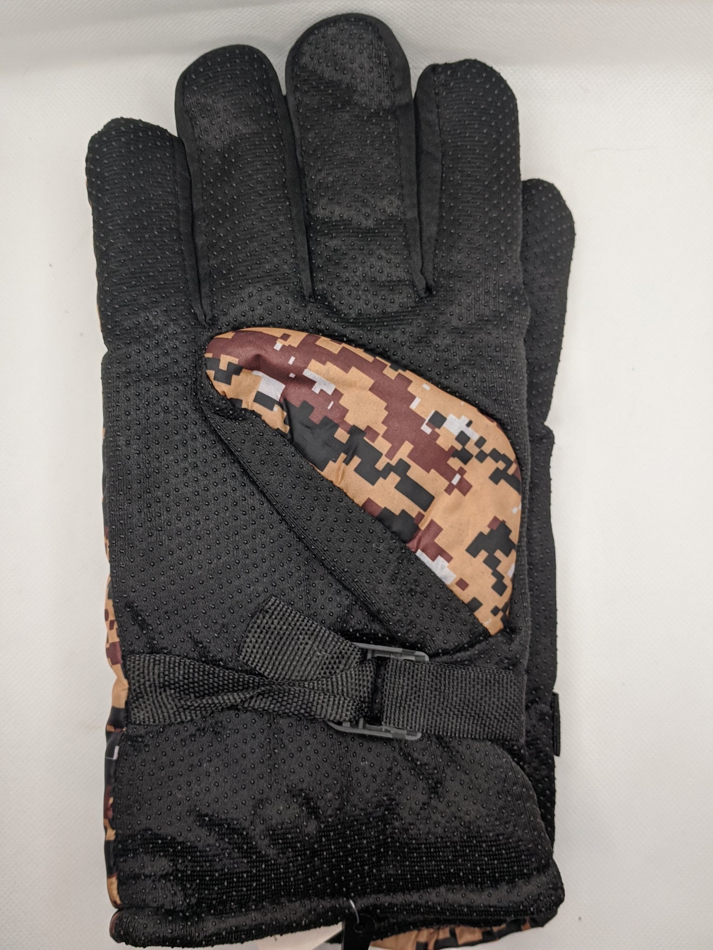 Mens Large Winter Gloves - Water Resistant - Camo