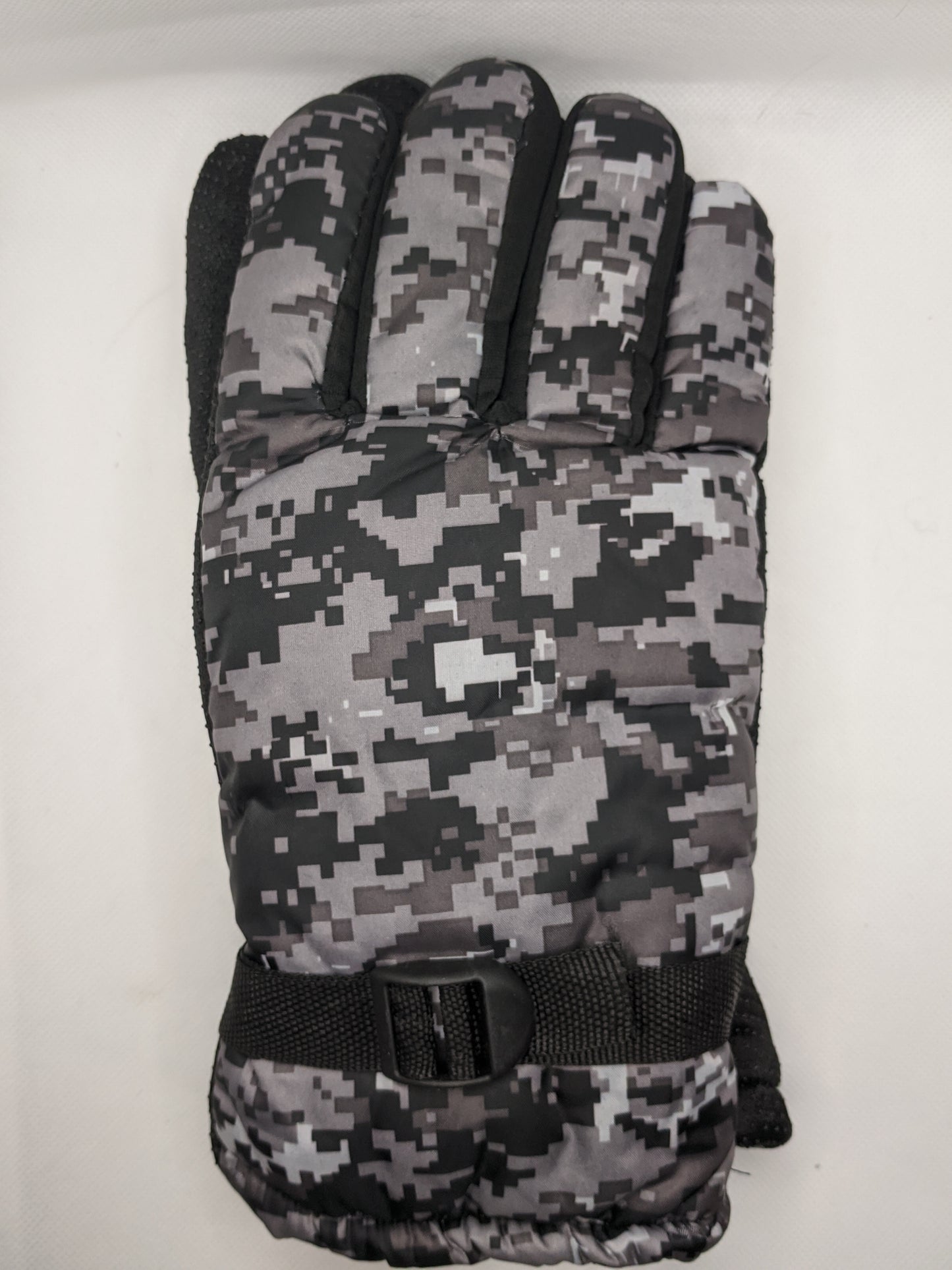 Mens Large Winter Gloves - Water Resistant - Camo