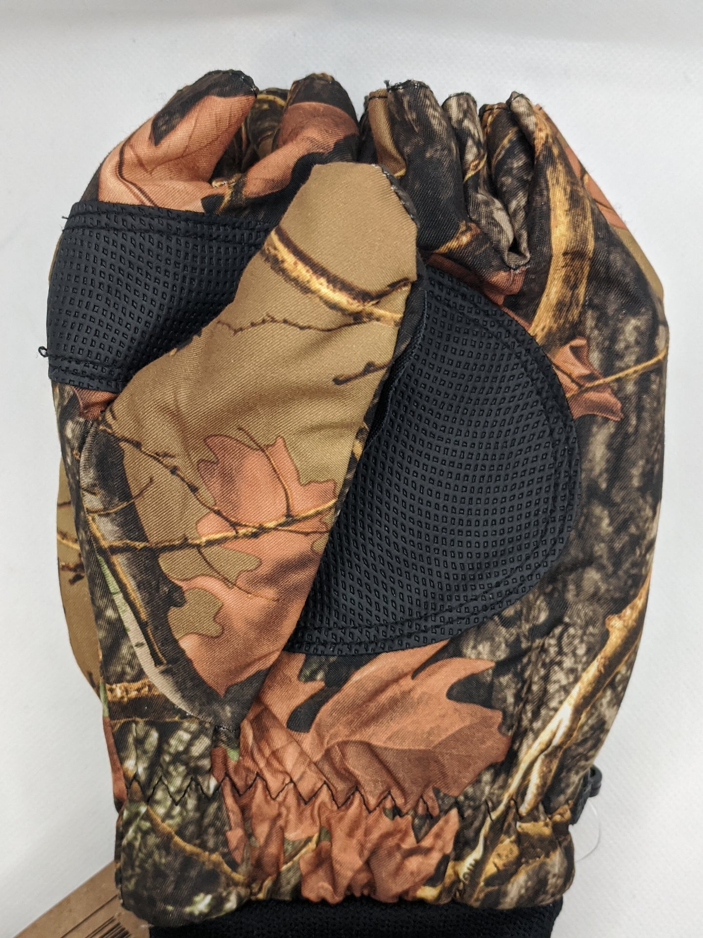 Sportsman Camo Fingerless Gloves with Mitten Flap - Men's M