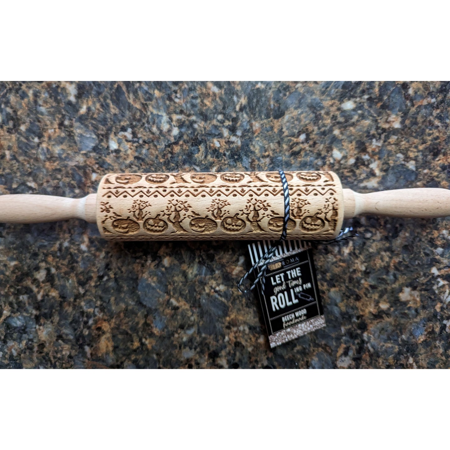 Pumpkin Rolling Pin with Cookie Cutters