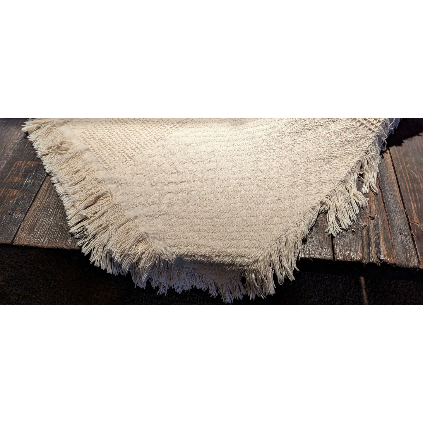 Textured Block Woven Throw - 46x60