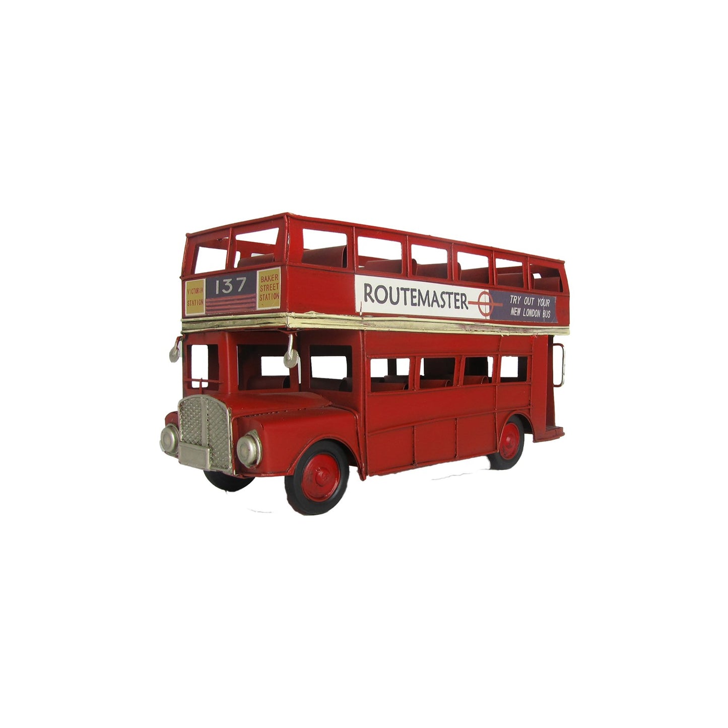 Red London Bus Model