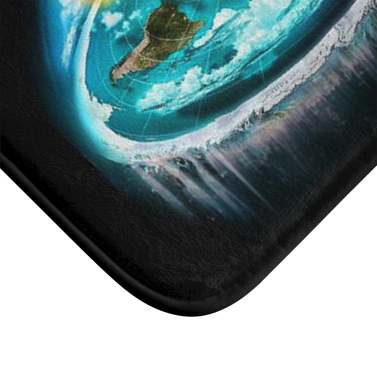 Flat Earth Bath Mat