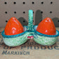Strawberry Salt & Pepper Set - No Stoppers - Occupied Japan