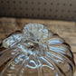 Light Amber 5" Glass Pumpkin with Leaf