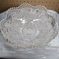 Vintage American Thick Cut Hobstars and Sawtooth Bowl