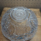 Vintage American Thick Cut Hobstars and Sawtooth Bowl