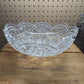 Vintage American Thick Cut Hobstars and Sawtooth Bowl