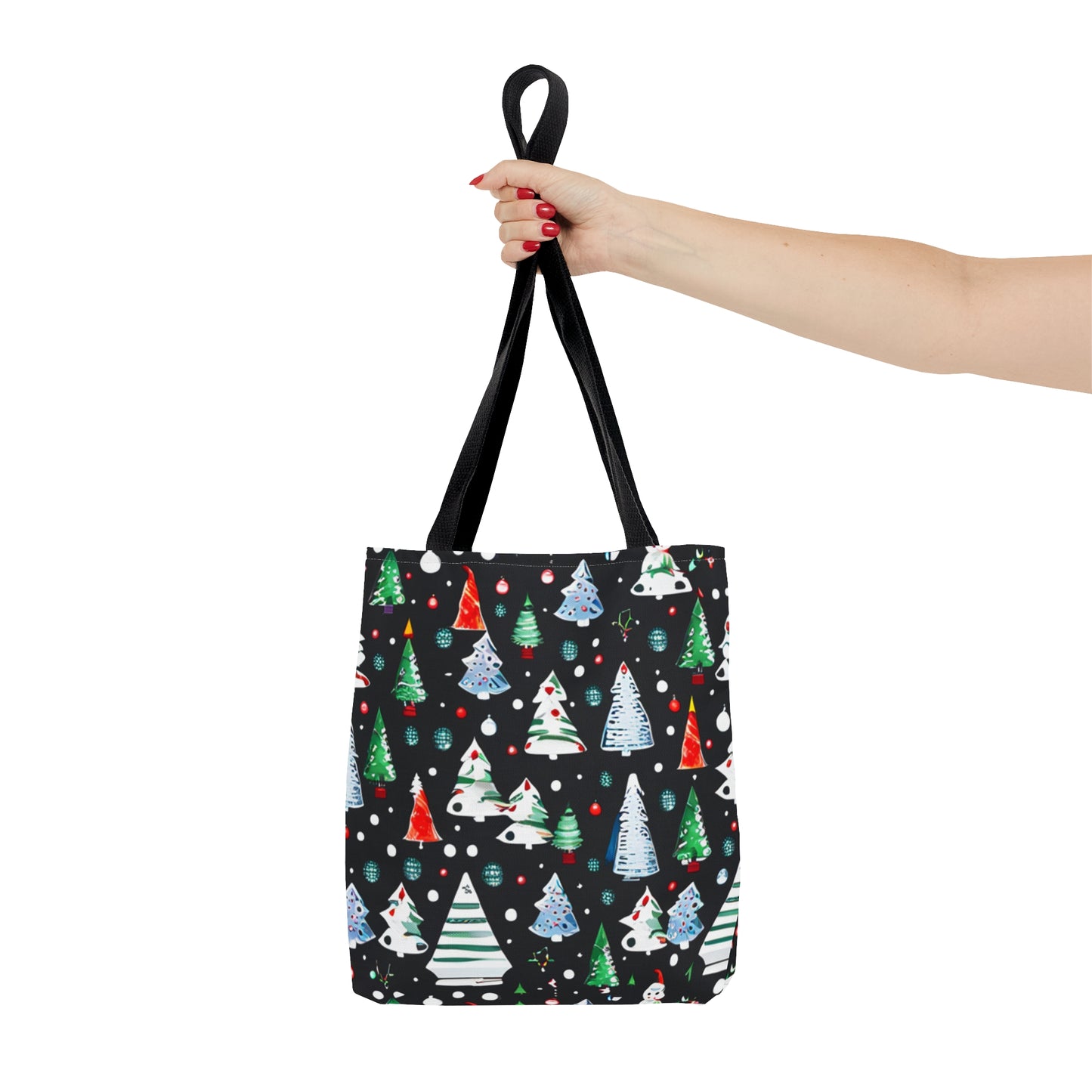 Colorful Christmas Tree Tote Bag