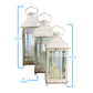 Lantern (Set of 3) 14"H, 17"H, 20"H Metal/Glass