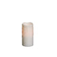 LED Dripping Wax Pillar Candles (Set of 4) 6" White