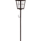 Lantern Wreath Holder 43.5"H Metal/Glass
