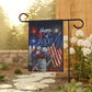 4th of July Garden Flag — Happy 4th of July Patriotic House & Yard Banner