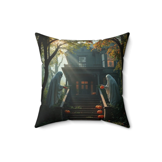 Halloween Themed Decorative Pillow, Spooky Pillows, Home Decor, Fall Décor, Ghostly Decor, Autumn Pillow, Pumpkin Decor