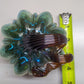 Glass pumpkin - Blue and Brown