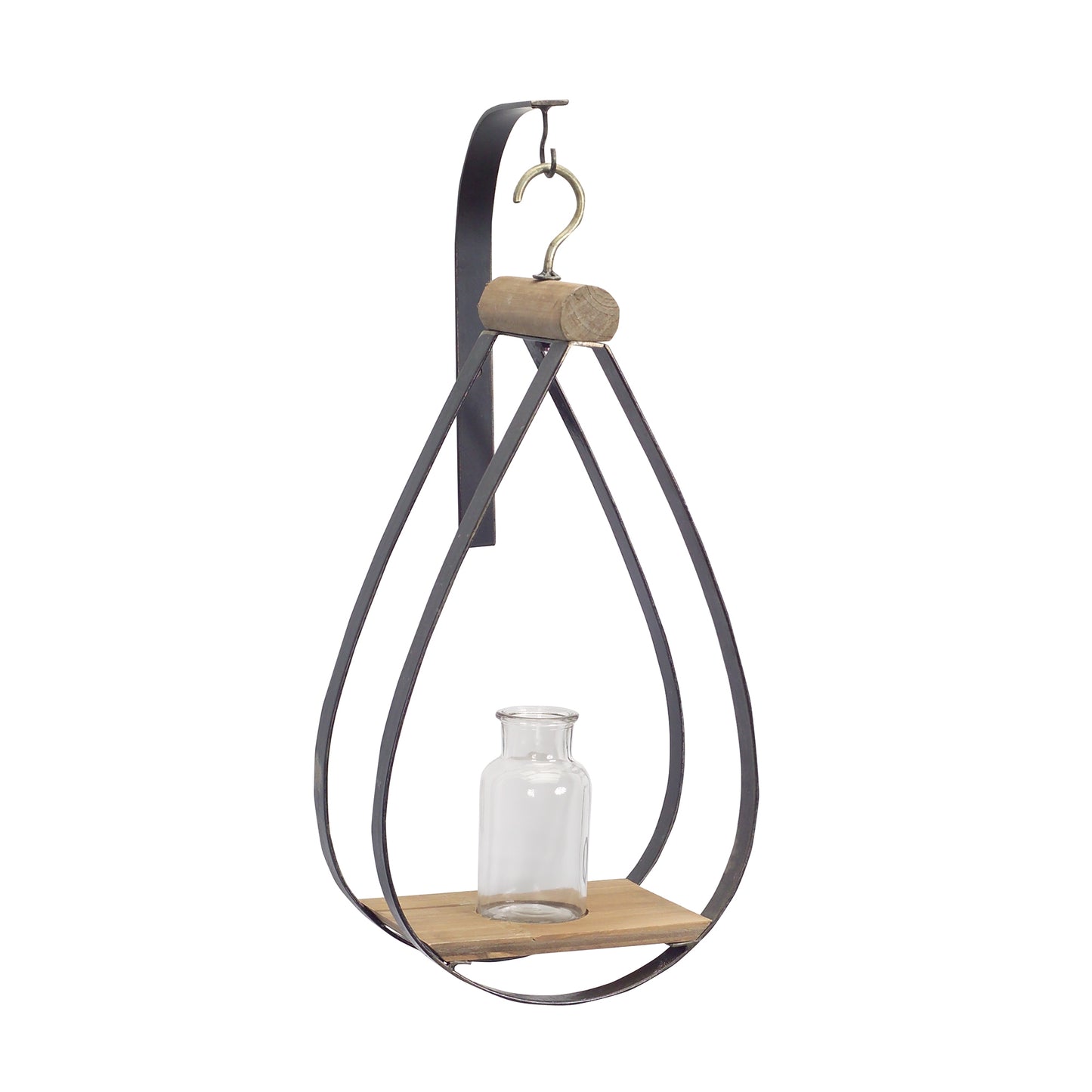 Hanging Bottle Vase (Set of 2)  21"H